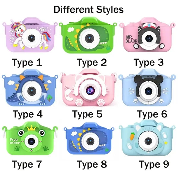 Children Digital Video Camcorder Camera with Cartoon Cover