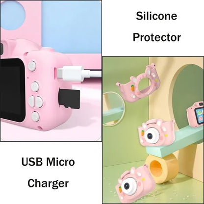 Children Digital Video Camcorder Camera with Cartoon Cover