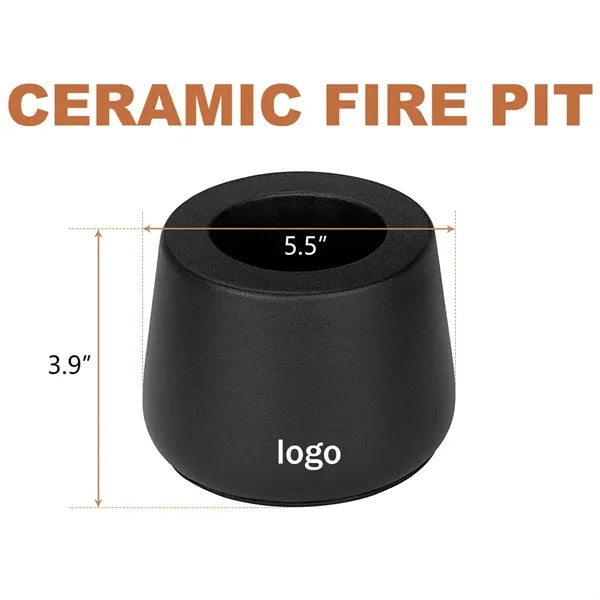 Indoor Tabletop Fire Pit Smores Maker with Lid
