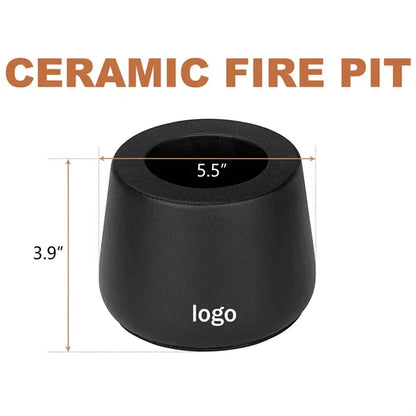 Indoor Tabletop Fire Pit Smores Maker with Lid