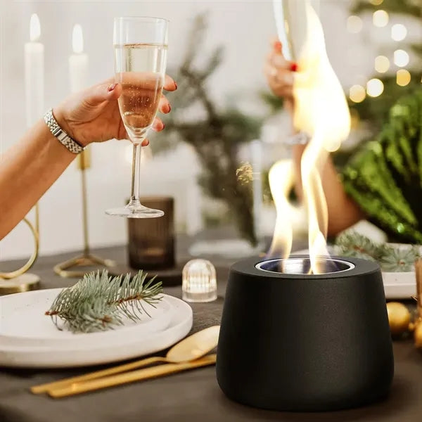 Indoor Tabletop Fire Pit Smores Maker with Lid
