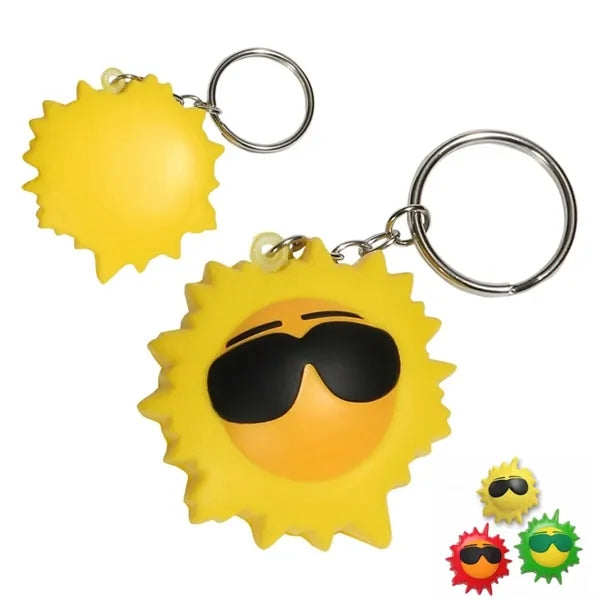 Cool Sun Stress Reliever Key Chain