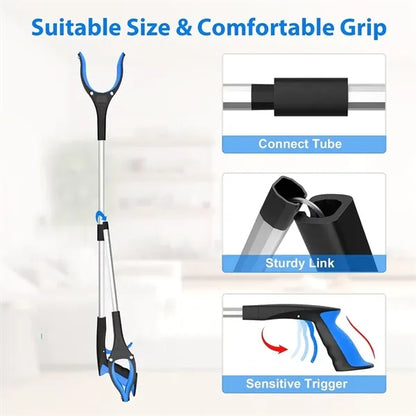 Foldable Magnetic Thick Aluminum Alloy Trash Clip