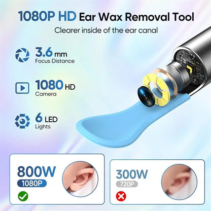 Ear Wax Removal Tool Set With Camera