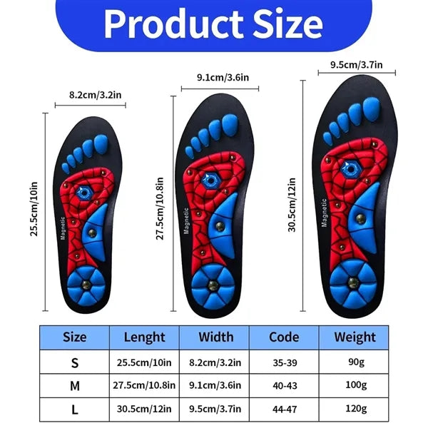 Breathable Magnetic Massage Insoles