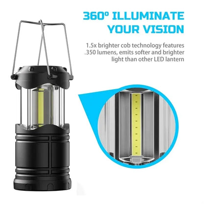Portable Collapsible Hanging Light LED Camping Lantern