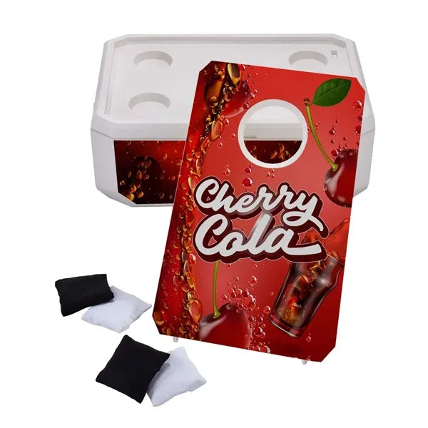 Cornhole Cooler with Imprint on Game Top and Sides