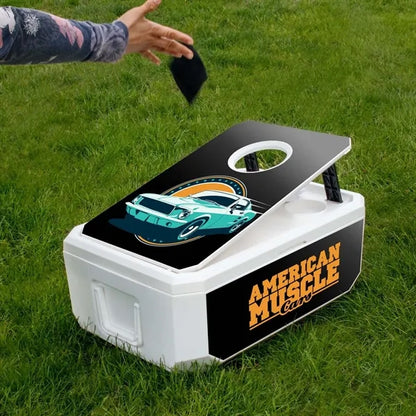 Cornhole Cooler with Imprint on Game Top and Sides