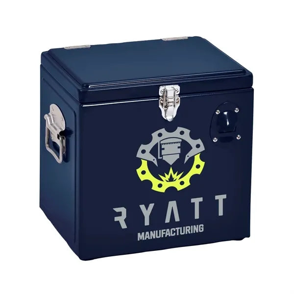 Metal Party Cooler, Front Imprint