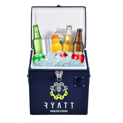 Metal Party Cooler, Front Imprint