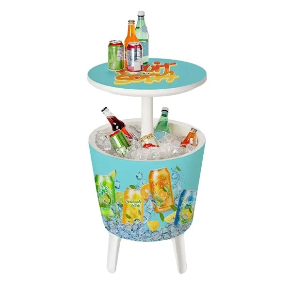 45L Cool Bar Cooler, Wrap Graphic and Lid Decal