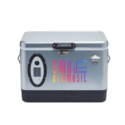 Sasquatch 54QT Bluetooth Music Cooler, Front Imprint