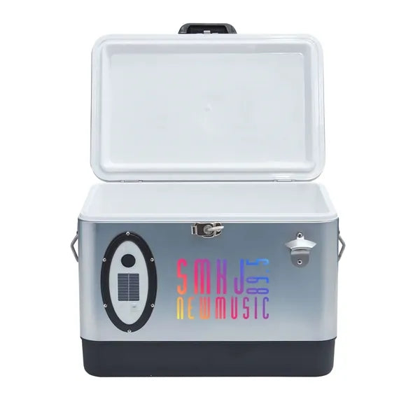 Sasquatch 54QT Bluetooth Music Cooler, Front Imprint
