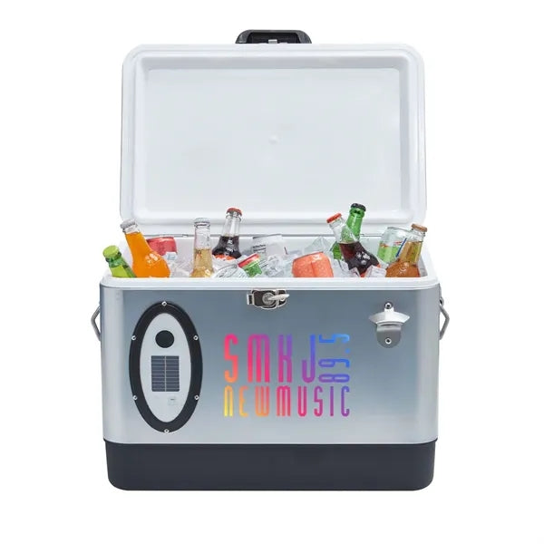 Sasquatch 54QT Bluetooth Music Cooler, Front Imprint