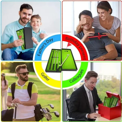 3 Piece Golf Pen Set Gift Fun Office Toys