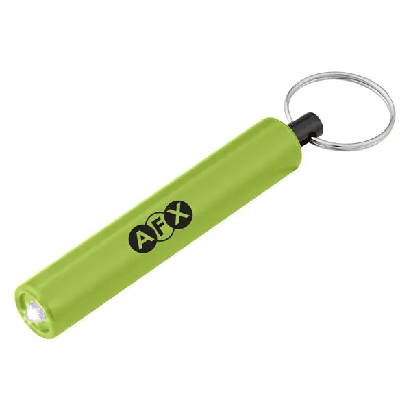 Mini Cylinder Led Flashlight Key Tag