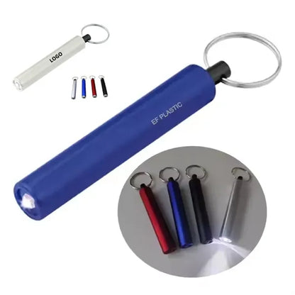 Mini Cylinder Led Flashlight Key Tag