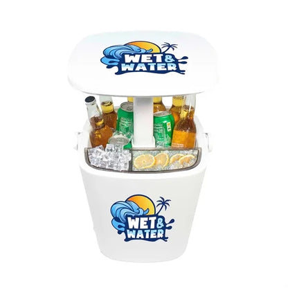 15L Mini Cool Bar, Front and Top Imprinted