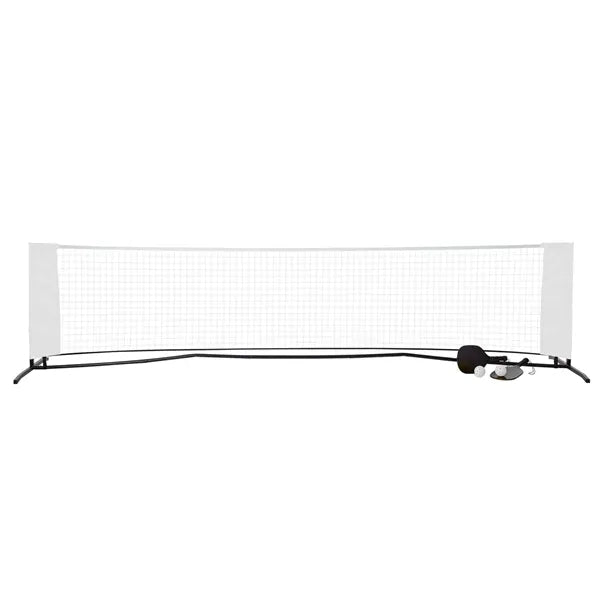 Pickleball Set Plus with Net, Single-Sided Paddles