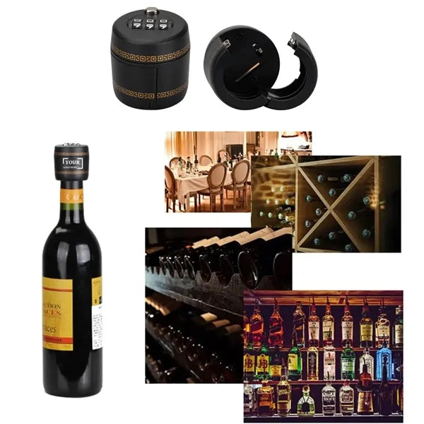 Combination Lock Wine Bottle Stopper