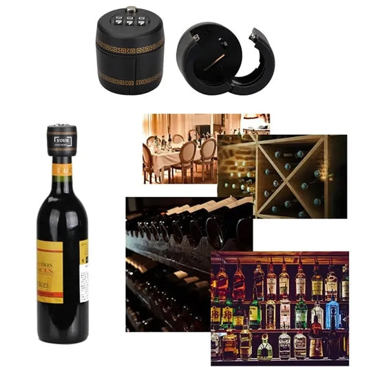 Combination Lock Wine Bottle Stopper