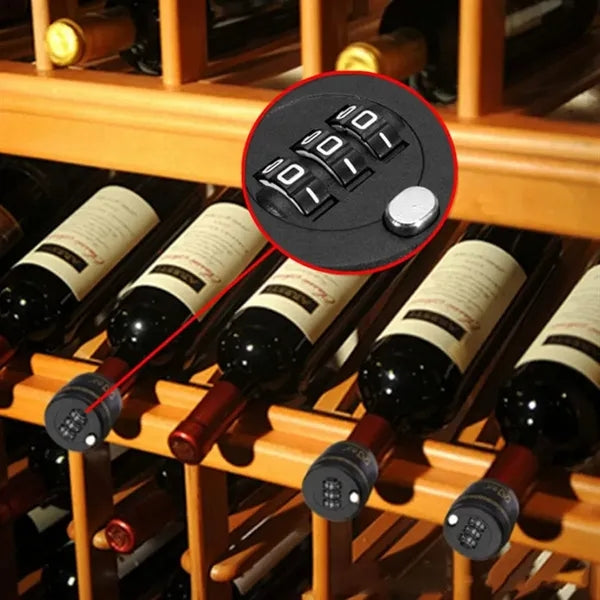 Combination Lock Wine Bottle Stopper
