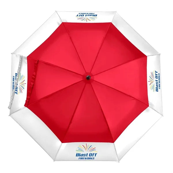 Auto Challenger Golf Umbrella Full-Color Imprint 4 Panel