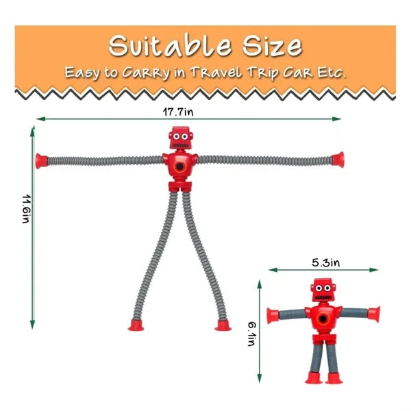 Suction Robot Sensory Travel Toys