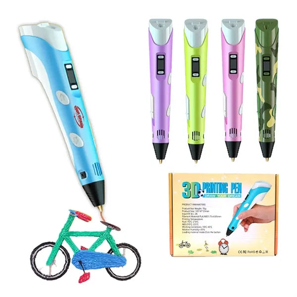Creative 3D Printing Pen for DIY Drawing Arts Crafts Toy