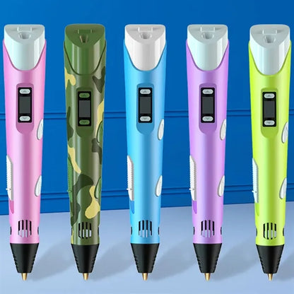 Creative 3D Printing Pen for DIY Drawing Arts Crafts Toy