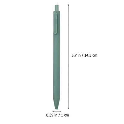 Plastic Click Action Rubber Coated Gel Pen
