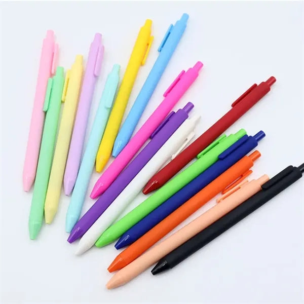 Plastic Click Action Rubber Coated Gel Pen