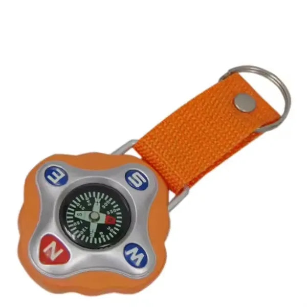 Navigation Compass Tool Keychain