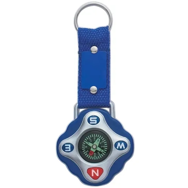 Navigation Compass Tool Keychain