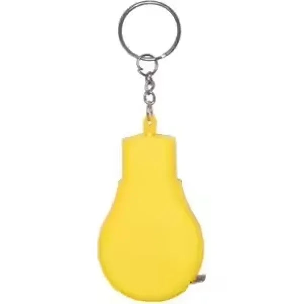 Bulb Shaped Measuring Tape Keychain