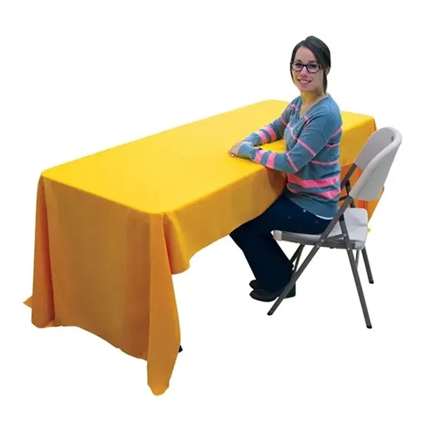 6ft or 8ft trade show cloth table cover