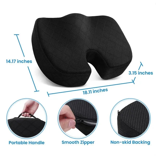Ergonomic Memory Foam Office Chair Cushion