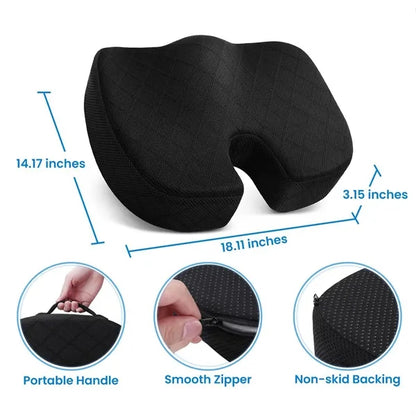 Ergonomic Memory Foam Office Chair Cushion