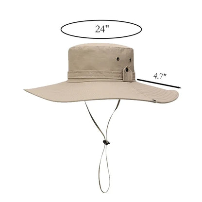 Outdoor Sun Protection Big Brim Fisherman Hat