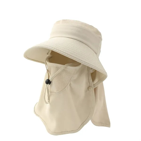 Women's Outdoor Full Coverage Sun Protection Bucket Hat