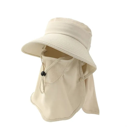 Women's Outdoor Full Coverage Sun Protection Bucket Hat