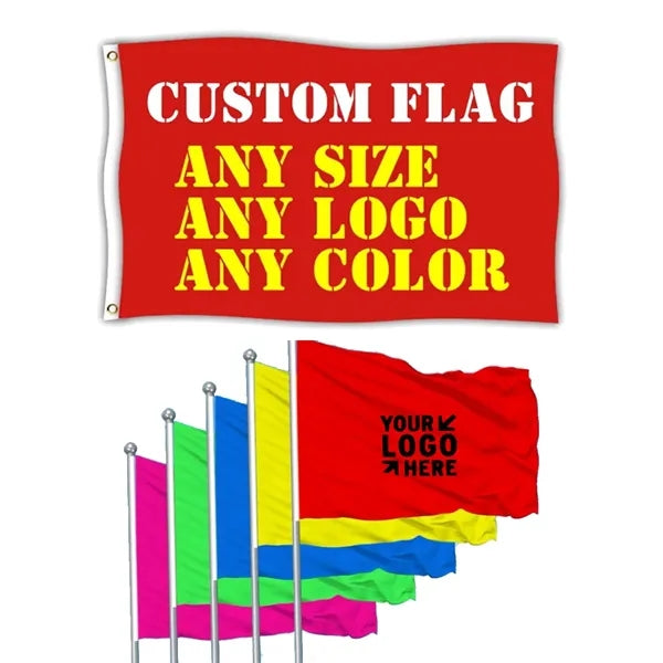 Customized Vertical Horizontal Flags Many Sizes Available 47