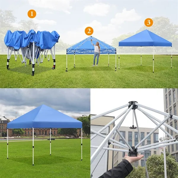 10 x10 Inches Folding Tent with Full Back Wall