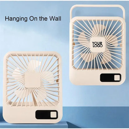 Small Portable Usb Rechargeable Battery Desktop Fold Fan