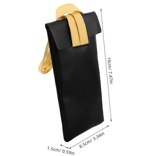 Leather Sunglasses Glasses Pouch Case Organizer Soft Bag