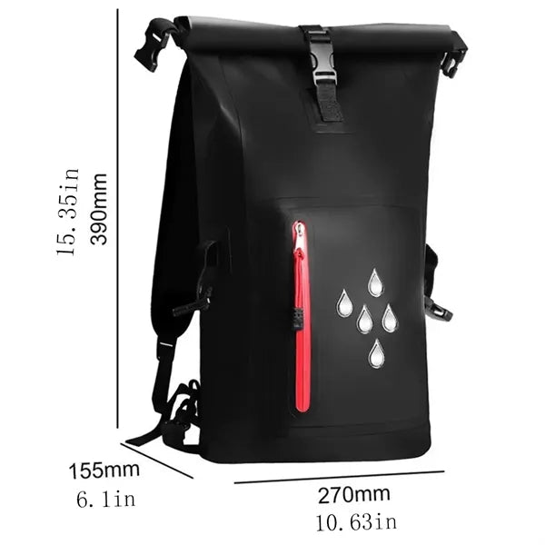 25L Versatile Outdoor Floating Dry Bag Waterproof Backpack
