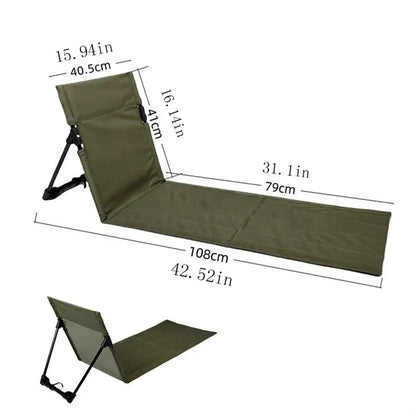 Outdoors Portable Ultra-Light Folding Camping Backrest Chair