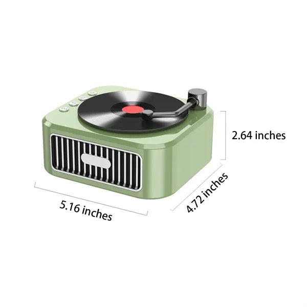 Portable Speaker Vintage Simple Style Bluetooth