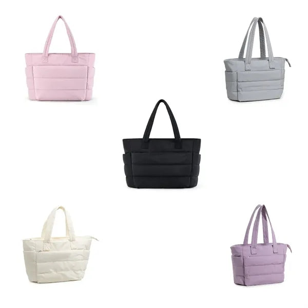 Fashionable Large Capacity Puffer Bags  With Multi Pockets