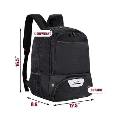 25L Soccer Ball & Shoe Compartment Sports Backpack